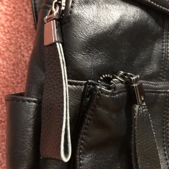 Black Mini Backpack Purse - Picture 6 of 6